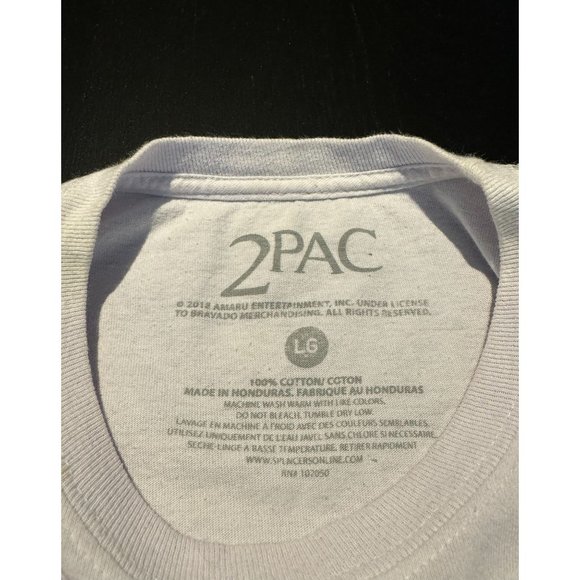 Rare 2Pac Tupac Shakur West Coast Hip Hop Graphic Rap T-Shirt 1992 Newbury Photo - Picture 4 of 10